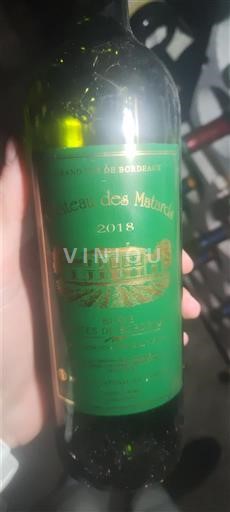 Burdeos Côtes-de-bourg Château S Matards 2018
