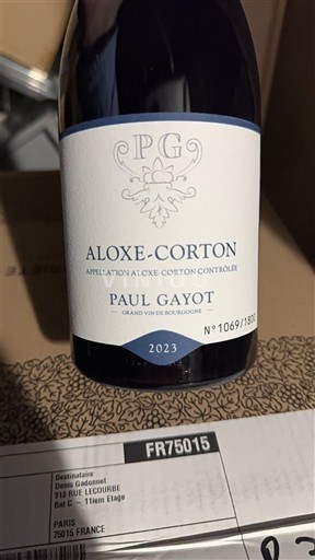 Borgonha Aloxe-Corton Paul Gayot 2023