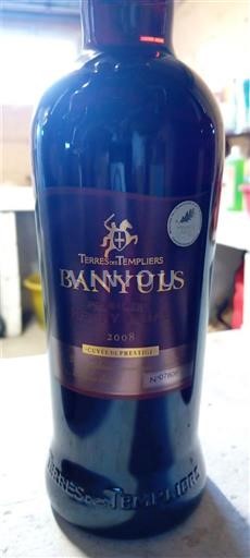 Roussillon Banyuls Terres des Templiers de Prestige 2008