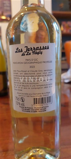 Languedoc và Roussillon Vùng đất Oc Domaine La Négly Les Terrasses de la Négly 2023