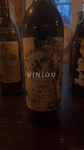 Bordeaux Pauillac Grand-Puy Ducasse 1986