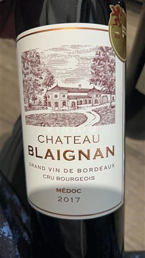 Bordeaux Médoc Château Blaignan 2017 2017