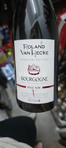 Bourgogne Roland Van Hecke Pinot Noir Icke årgångsbetecknad