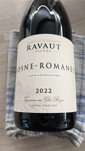 Borgoña Vosne-romanée Ravaut Pierre Vigneau au Clos Royer 2022