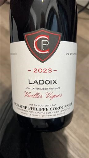Bourgogne Ladoix Domaine Philippe Cordonnier Vieilles Vignes 2023