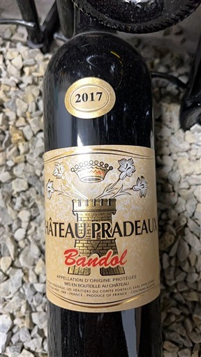 Wines Rouge sec Château Pradeaux 2017 France Provence Bandol AOC