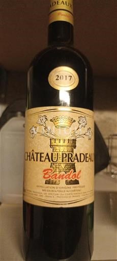 Provence Bandol Château Pradeaux 2017