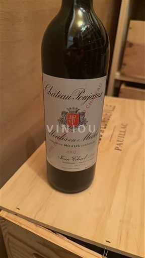 Bordeaux Moulis-en-Médoc Cru Bourgeois Château Poujeaux 2002