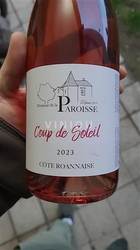 Vallée de la Loire Côte-roannaise Domaine La Paroisse Coup de Soleil 2023