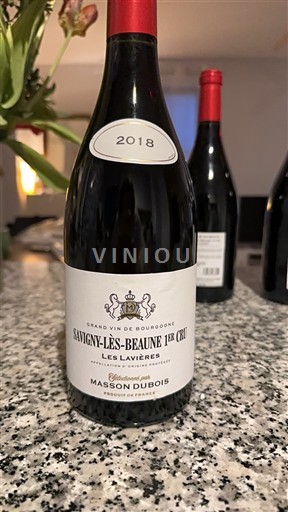 Bourgogne Savigny-lès-beaune Premier Cru Masson Dubois Les Lavières 2018