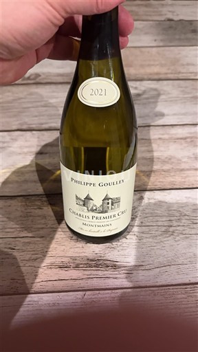 Burgundsko Chablis Premier Cru Philippe Goulley Montmains 2021