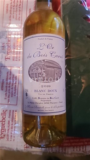 Southwest Not Specified Domaine Bois Carré L'Or du Bois Carré 2019