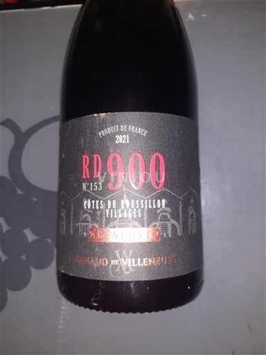 Roussillon Côtes du Roussillon Villages Château Villeneuve RD900 2021