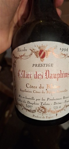 Vale do Ródano Côtes-do-Ródano Cellier des Dauphins Prestige 1994