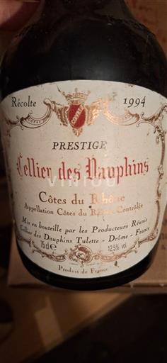 Vale do Ródano Côtes-do-Ródano Cellier des Dauphins Prestige 1994