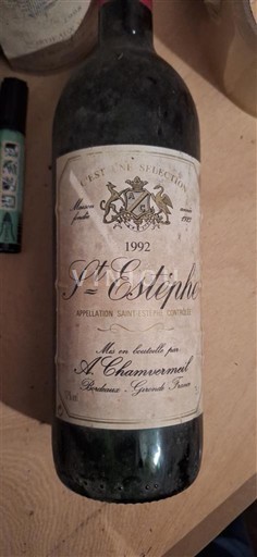 Burdeos Saint-Estèphe A. Chamvermeil 1992