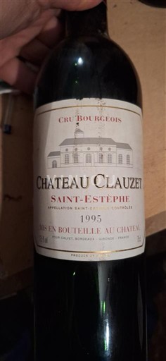 Burdeos Saint-Estèphe Cru Bourgeois Château Clauzet 1995