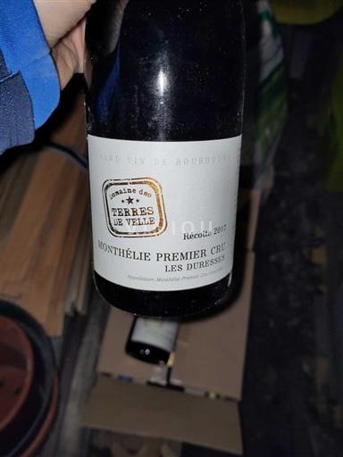 Burgundy Monthélie Premier Cru Domaine S Terres de Velle Les Duresses 2017