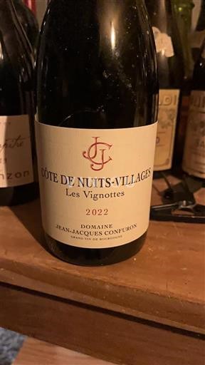 Burgundsko Côte de nuits villages Domaine Jean-Jacques Confuron Les Vignottes 2022