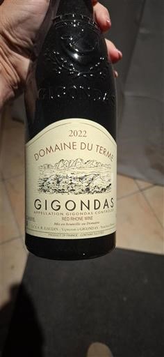 Vallée du Rhône Gigondas Domaine Terme 2022