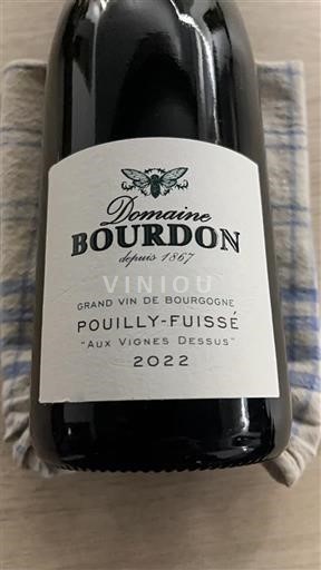 Bourgogne Pouilly-fuissé Domaine Bourdon Aux Vignes Dessus 2022