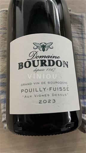 Bourgogne Pouilly-fuissé Domaine Bourdon Aux Vignes Dessus 2023