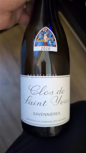 Wines Blanc sec Clos de Saint Yves Domaine S Baumard 2020 France Loire Valley Savennières AOC