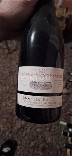 Rhône Valley Costières de Nîmes Château Saint-Bénézet Moulin Bâti 2020