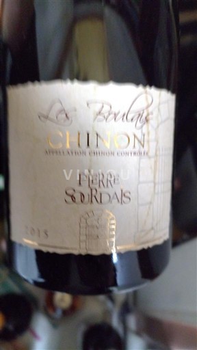 Valea Loarei Chinon Pierre Sourdais Les Boulais 2015