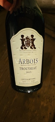 Jura Arbois Château Béthanie Trousseau 2015