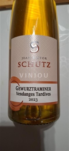 Alsasko Gewürztraminer Vendanges Tardives Jean-Victor Schutz Gewurztraminer Vendanges Tardives 2023