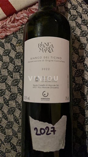 Ticino Unspecified Tenuta Luigina e Massimiliano Merlotto Bianca Maria 2022