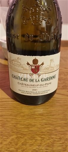 Rhônen laakso Châteauneuf-du-Pape Château La Gardine 2021