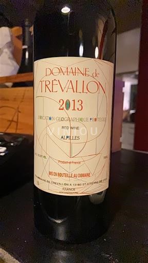 Alpen en Rhônevallei Alpilles Domaine Trévallon 2013