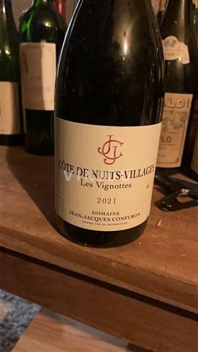Burgundsko Côte de nuits villages Domaine Jean-Jacques Confuron Les Vignottes 2021