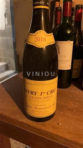 Burgundy Givry Premier Cru Michel Sarrazin et Fils La Grande Berge 2016