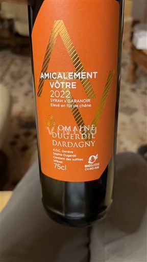 Genève Domaine Gerdil Dardagny Amicalement Vôtre 2022