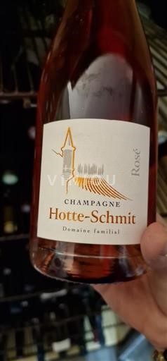 Champaña Champán Hotte-Schmit Rosé Sin añada
