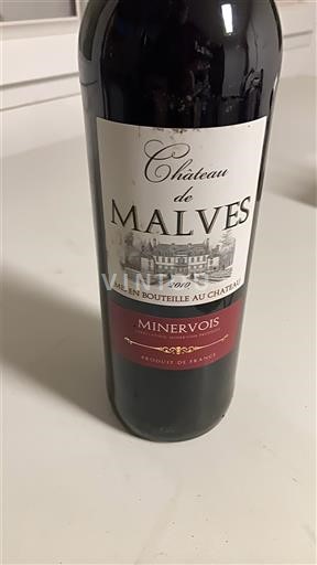 Languedoc Minervois Château Malves 2010