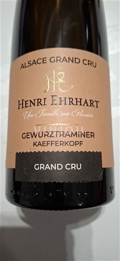 Alsace Määrittelemätön Grand Cru Henri Ehrhart Gewurztraminer Kaefferkopf 2023
