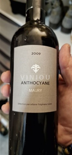 Roussillon Maury Sélection parcellaire Stéphane Gallet Anthocyane 2009