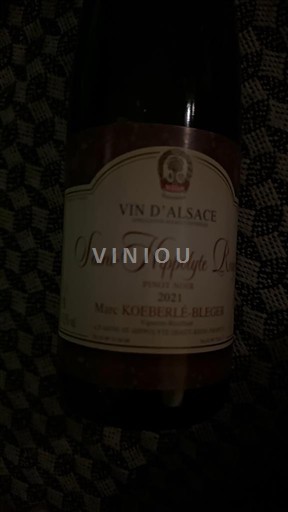 Alzacija Marc KOEHREL-BLEGER Saint Hippolyte Rouge 2021