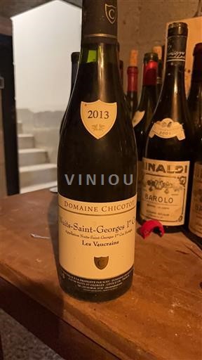 Bourgogne Nuits-saint-georges Premier Cru Domaine Chicotot Les Vaucrains 2013