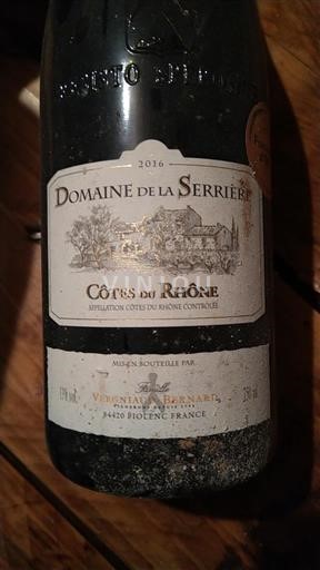 Rhône Valley Côtes du Rhône Domaine La Serrière 2016