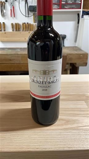 Bordeaux Pauillac Château Croizet-Bages Alias 2018