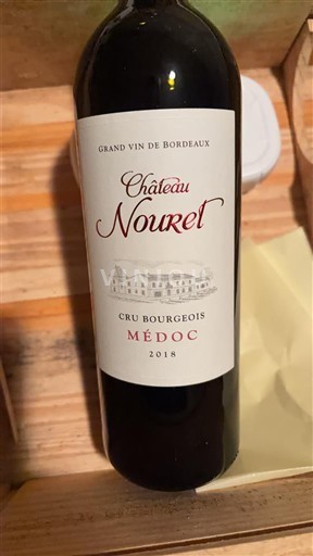 Bordeaux Médoc Cru Bourgeois Château Nouret 2018