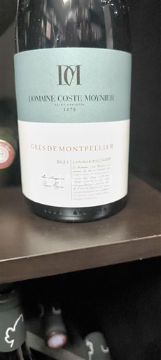 Langvedok Grès de Montpellier Domaine Coste Moynier 2021