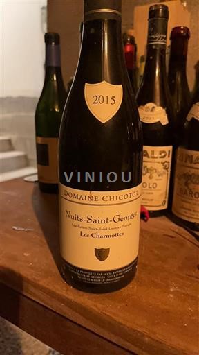 Bourgogne Nuits-saint-georges Domaine Chicotot Les Charmottes 2015