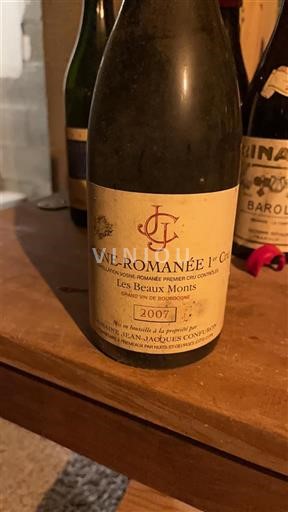 Borgoña Vosne-romanée Premier Cru Domaine Jean-Jacques Confuron Les Beaux Monts 2007