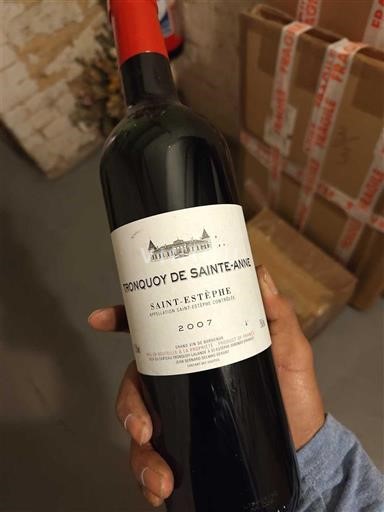 Burdeos Saint-Estèphe Tronquoy de Sainte-Anne 2007